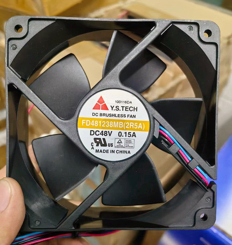 Y.S.TECH FD481238MB FD481238MB(2R5A) 48V 0.15A 3wires Cooling Fan Y.S.TECH FD481238MB FD481238MB(2R5A) 48V 0.15A 3wires Cooling Fan